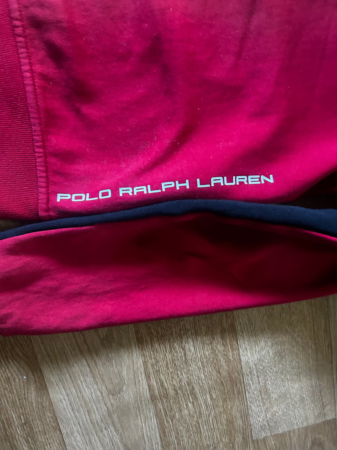 (유일매물) 정품 폴로 치프키프 블랙와치 레이싱 레드 져지 상품이미지4