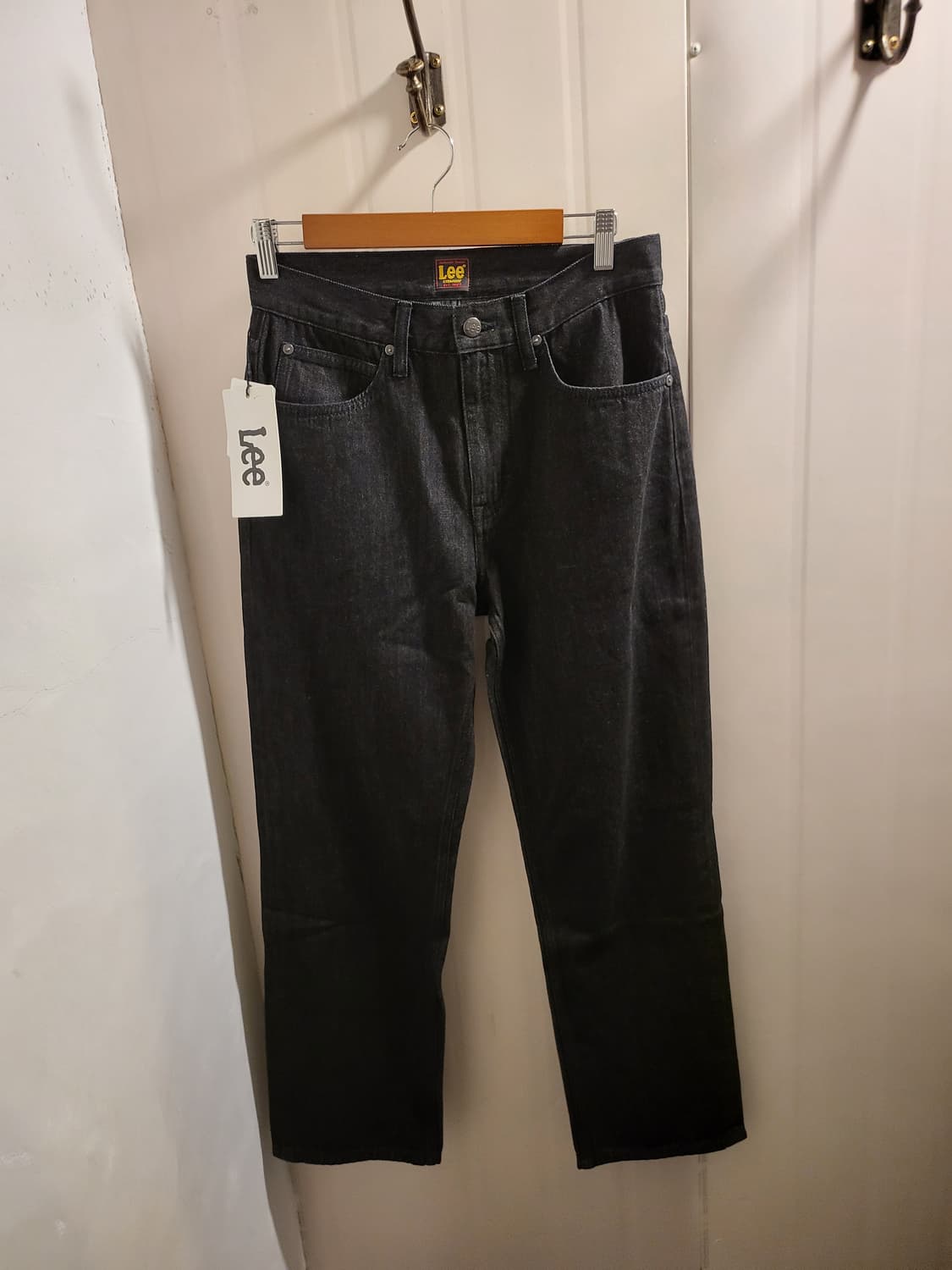 Lee 스트레이트 데님 블랙 28 새상품 상품이미지1