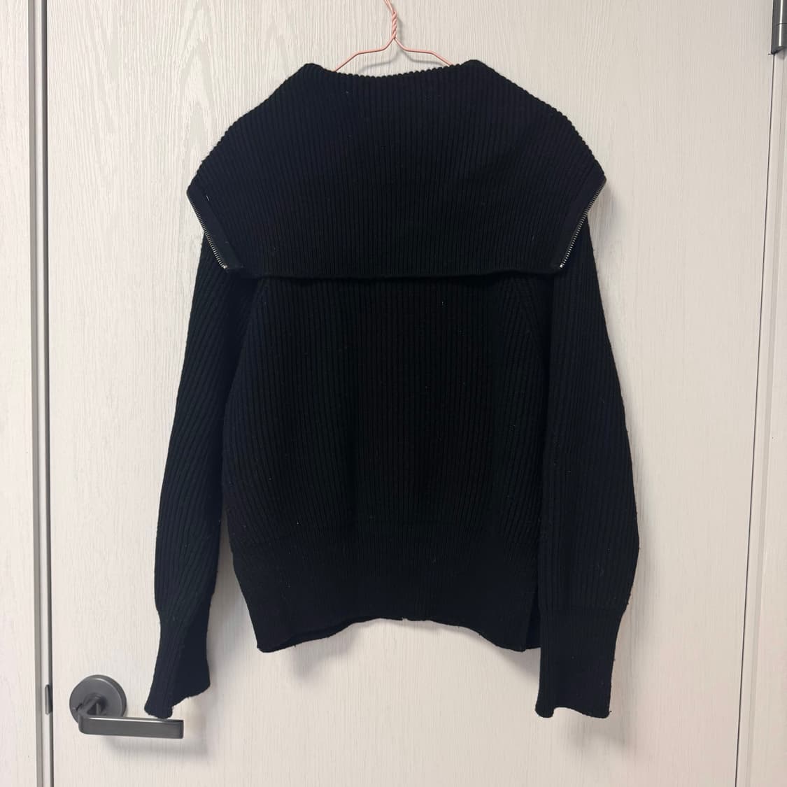 지컷 세일러 카라 니트 집업 상품이미지5