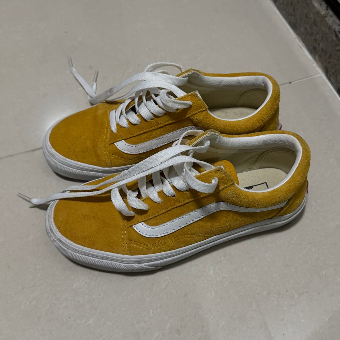 vans 반스 올드스쿨 스웨이드 머스타드 옐로우 230 상품이미지3