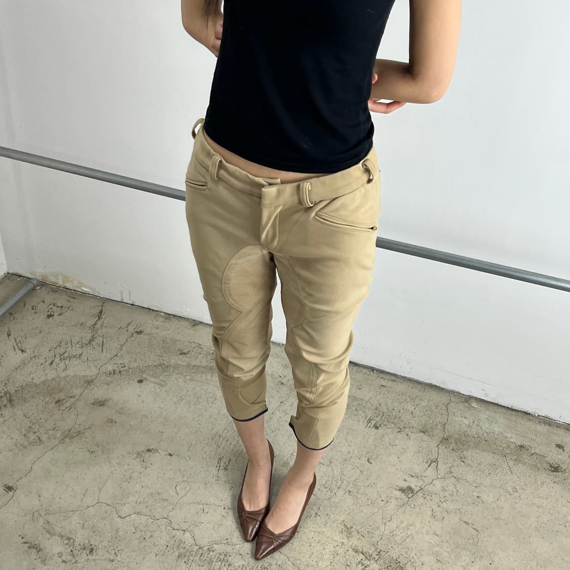 언더커버 10AW 레더 스위칭 팬츠 상품이미지4