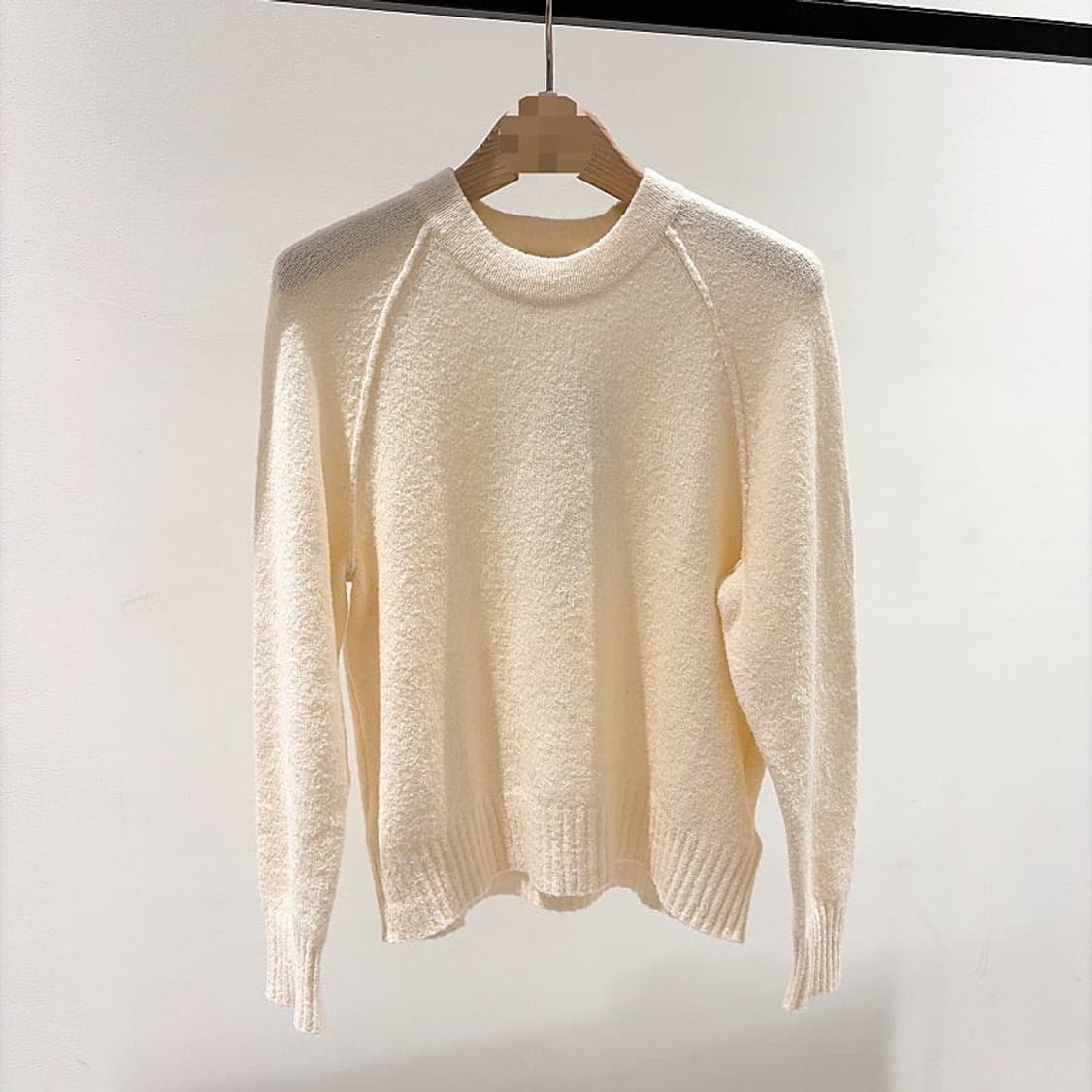 JAMES PERSE 제임스 펄스 여성 아이보리 캐시미어 혼방 니트 80 상품이미지1