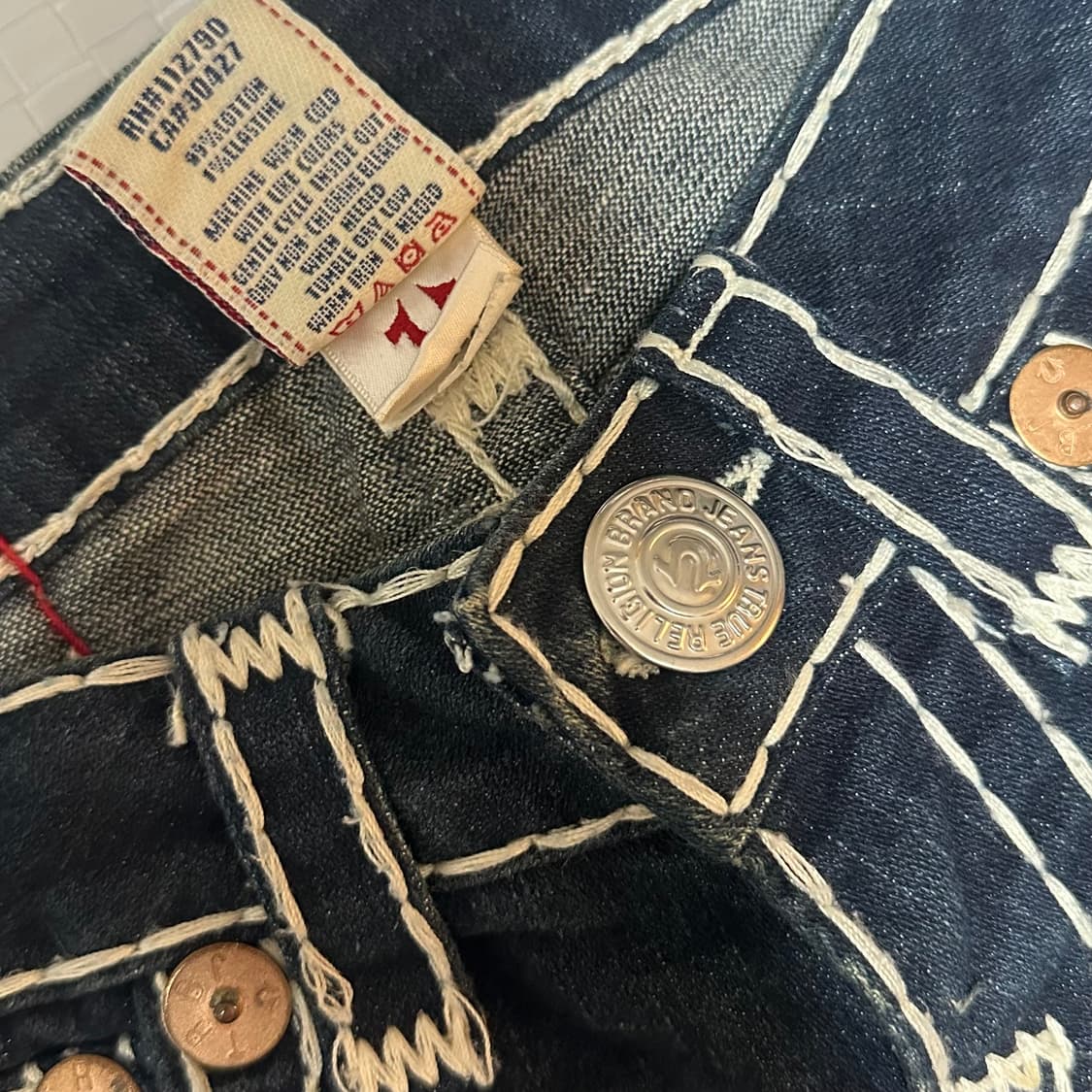 True Religion 트루릴리전 중청 부츠컷 데님 상품이미지4