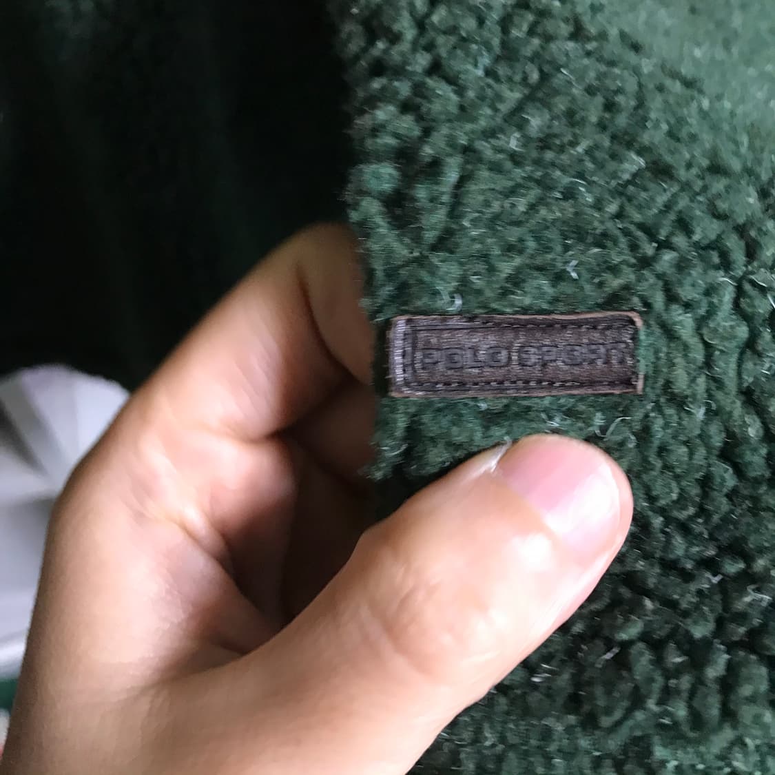 폴로스포츠 90s 패턴 후리스 아노락 상품이미지4