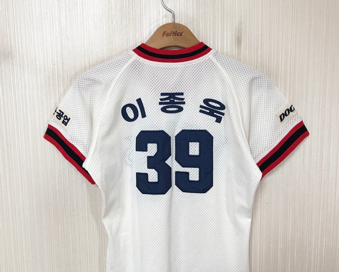 KBO 위팬 두산베어스 올드 홈유니폼/져지 75 #39 이종욱 상품이미지8