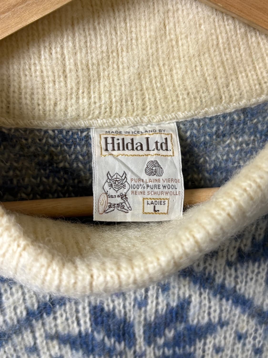 빈티지 아이슬란드 노르딕 니트 스웨터 상품이미지4