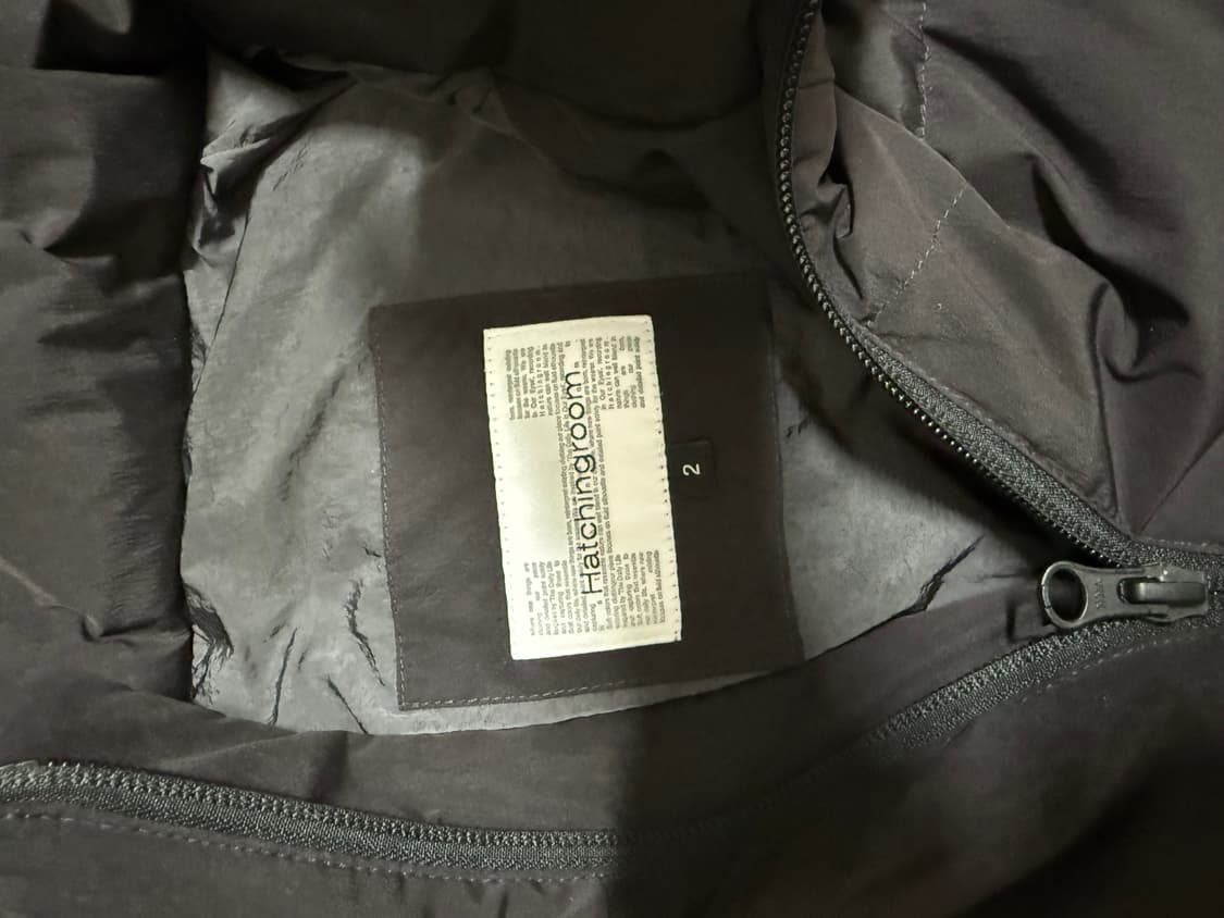 해칭룸  버건디 숏패딩 상품이미지3