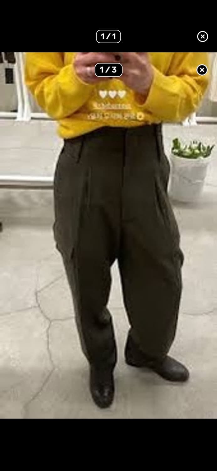 더바넷 포켓 울팬츠 상품이미지1