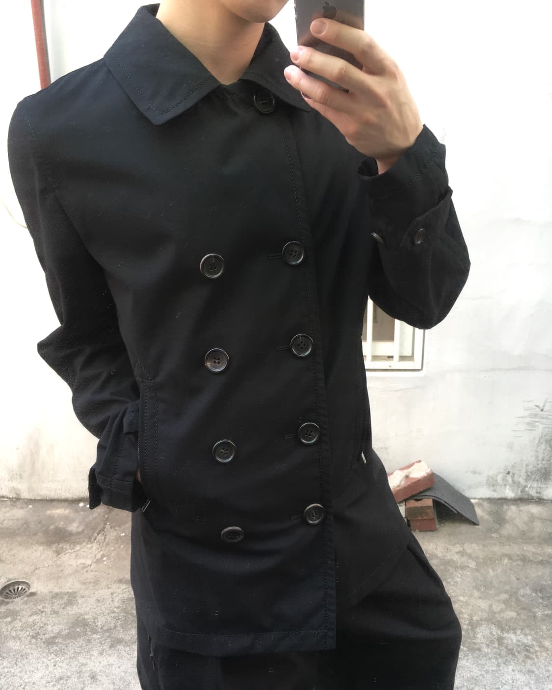 꼼데가르송 옴므 고어 윈드스토퍼 피코트 상품이미지3