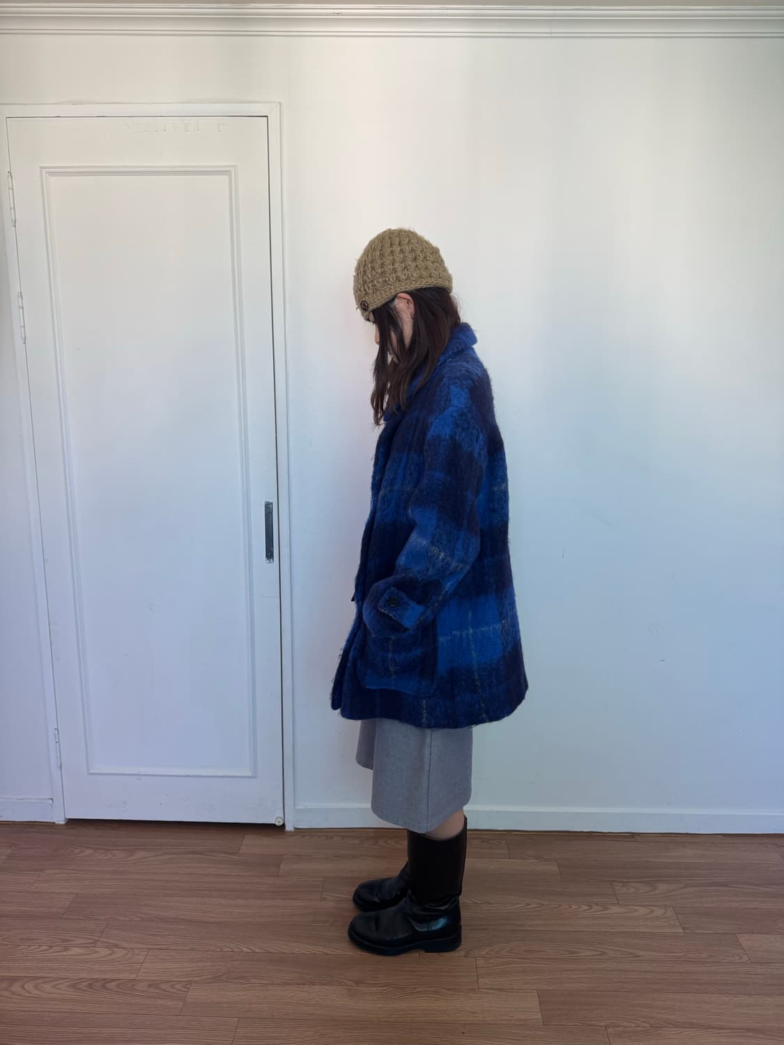 버튼 니트 비니 상품이미지9