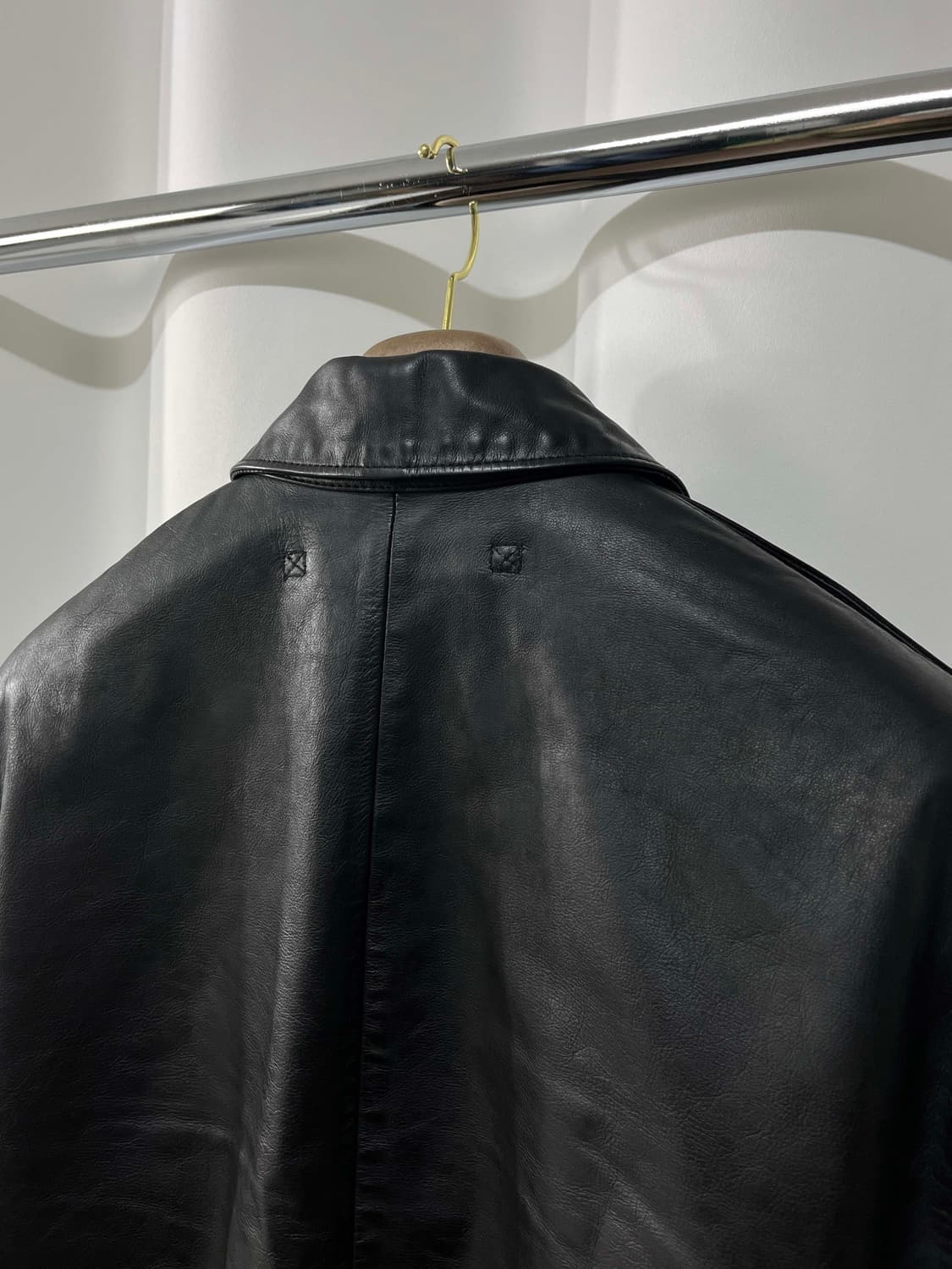 폴로 랄프로렌 카우하이드 A-2 플라이트 레더 봄버자켓 상품이미지7