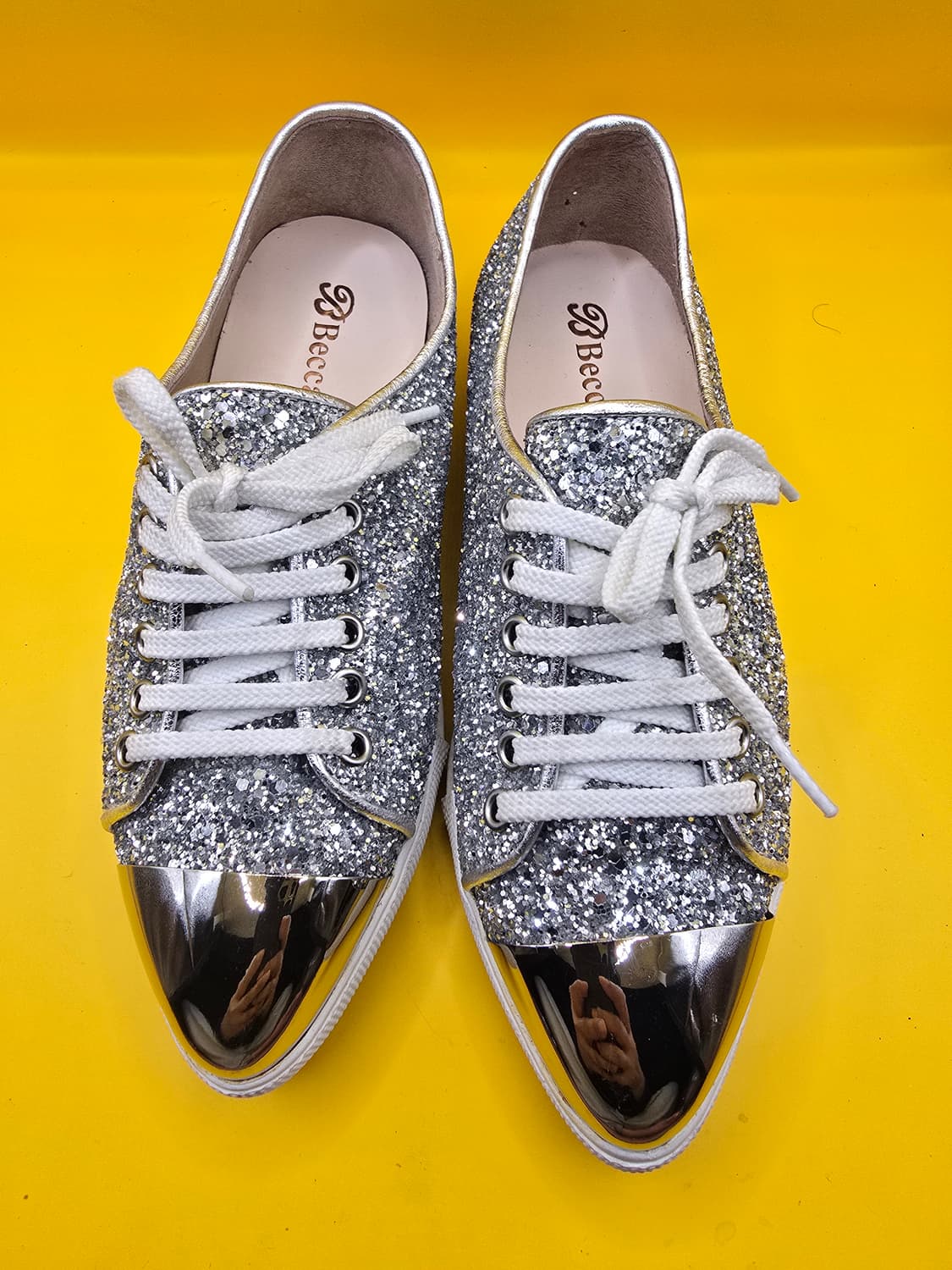 베카치노(Beccaccino) 글리터 스니커즈 225 상품이미지4