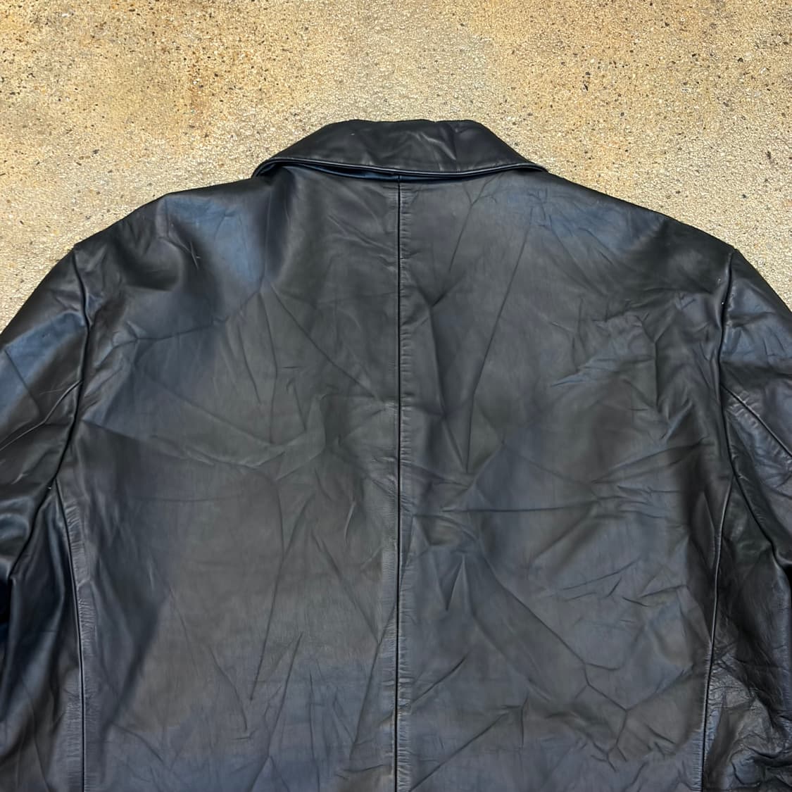 레어 00s USA 빈티지 GAP 갭 가죽 블레이저 상품이미지8