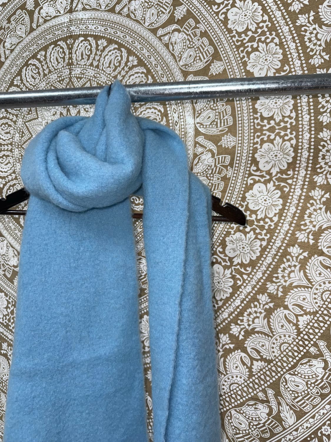 타티아나 울 스카이블루 머플러 목도리  상품이미지4