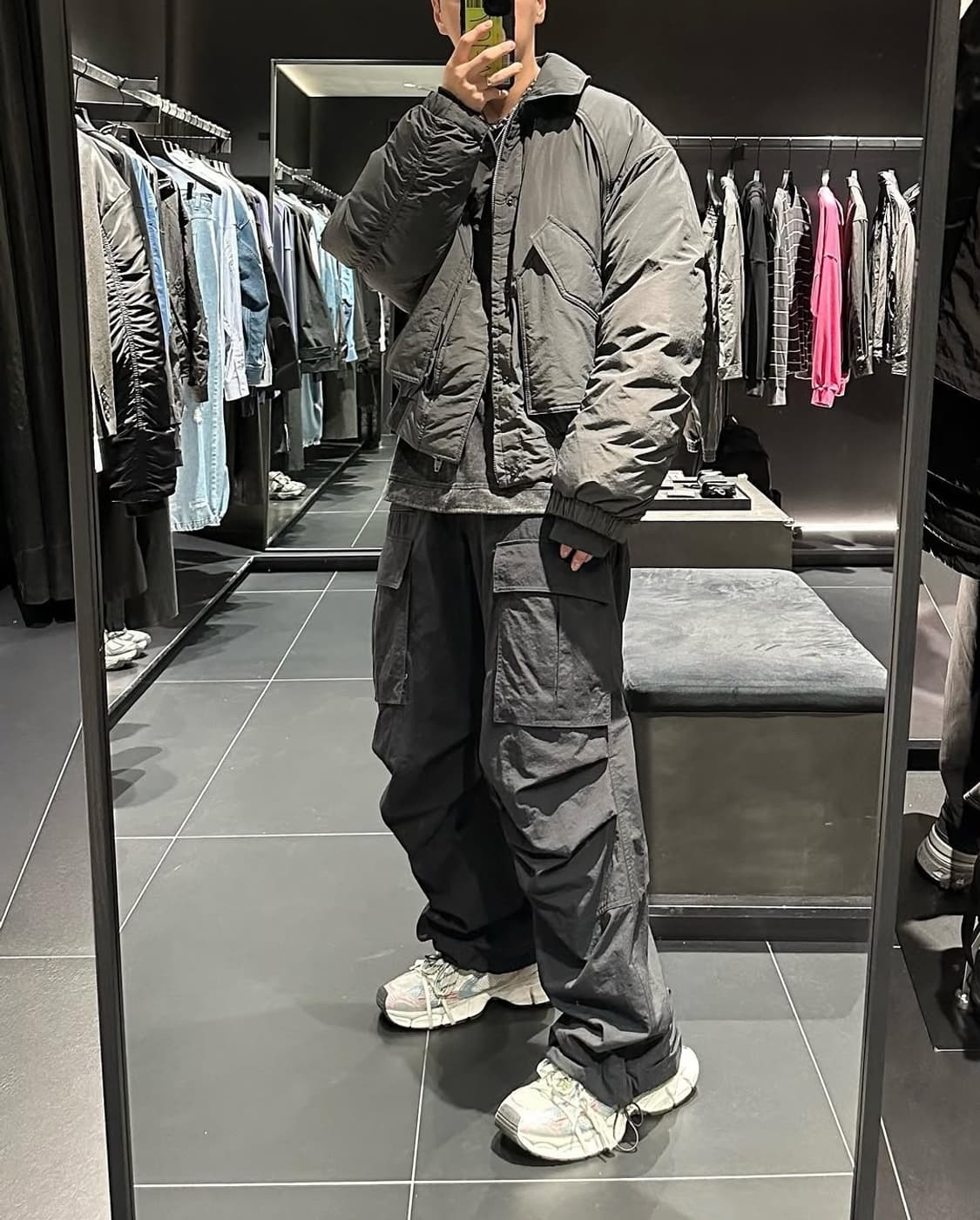 준지 179만 스탠카라 봄버 블루종 상품이미지4