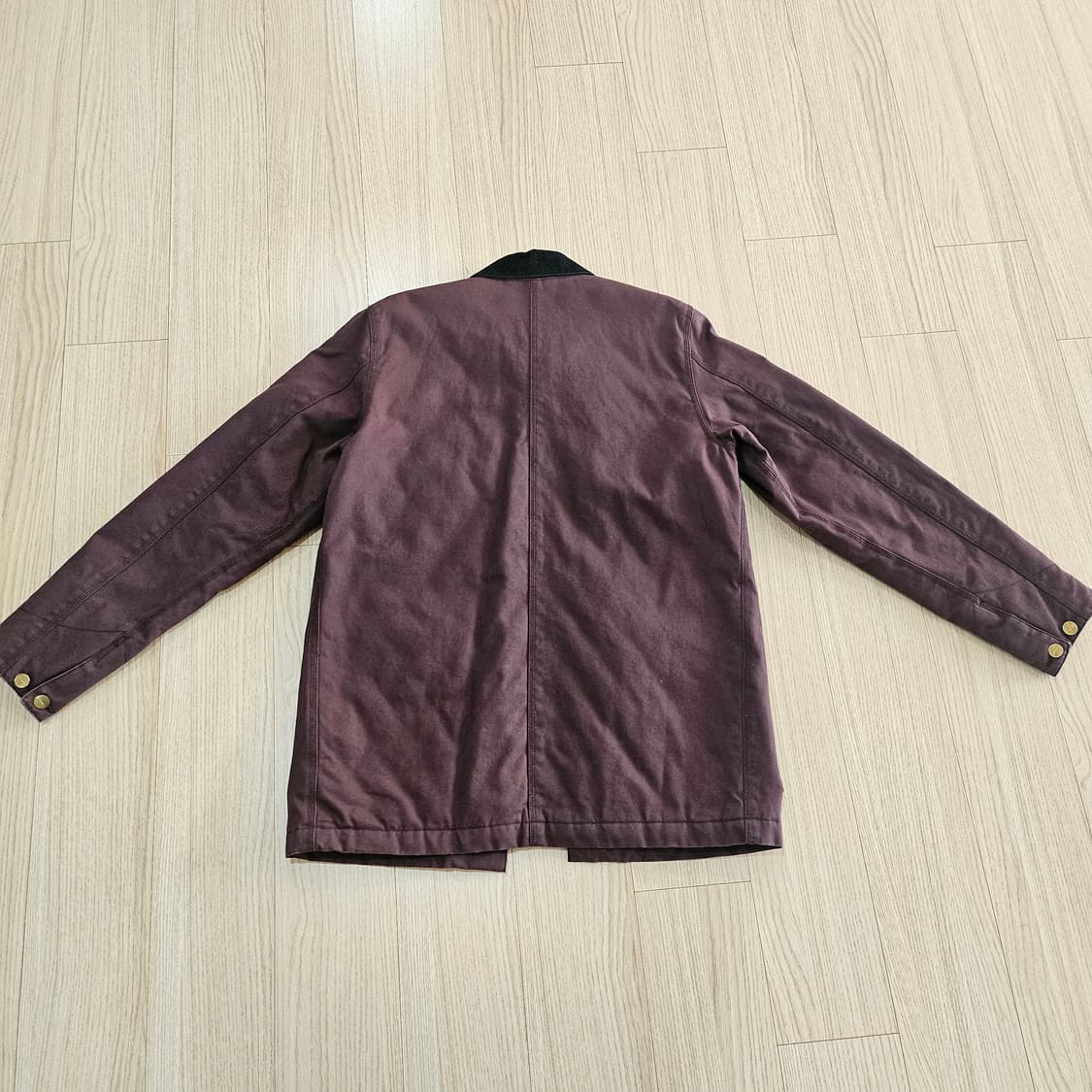 정품 CARHARTT WIP Shelter Coat 버건디 M 상품이미지5