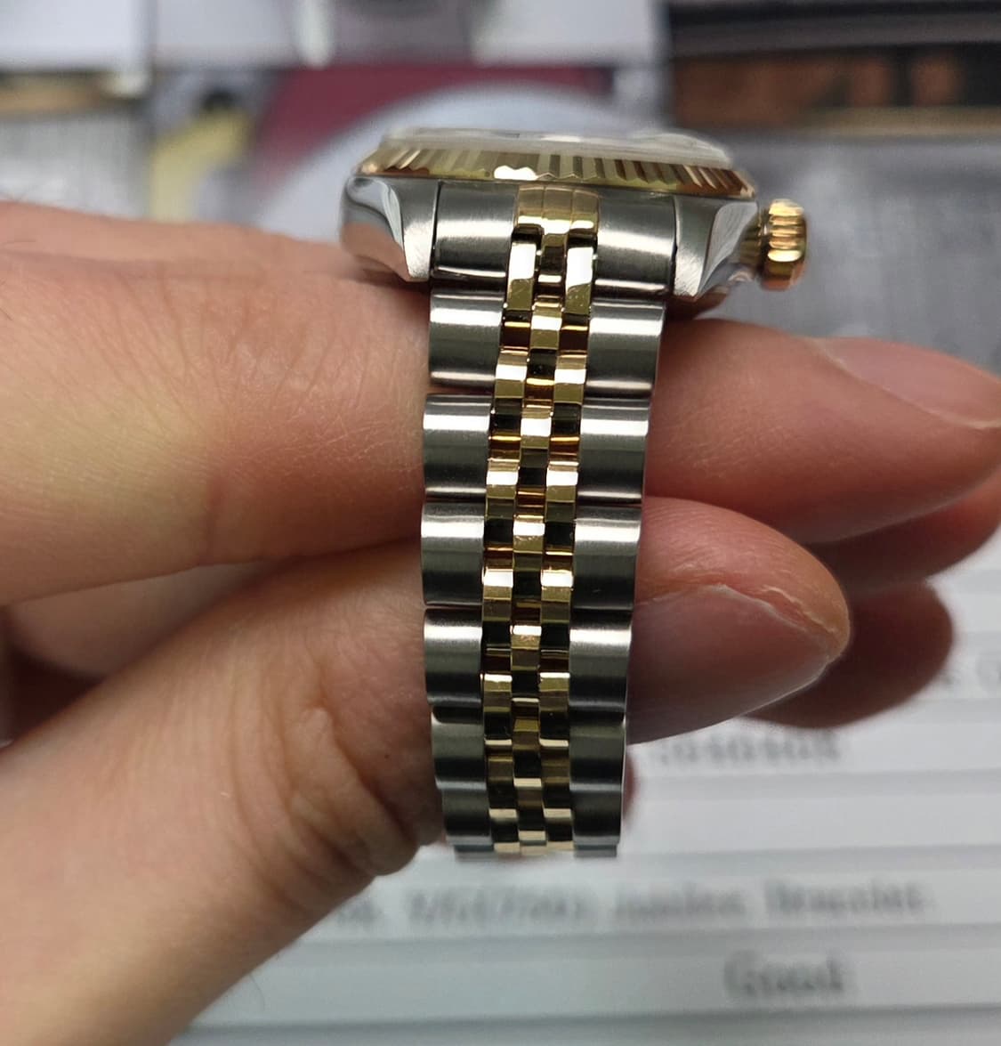 롤렉스 데이저스트 69173 18k콤비 올리브그린 10P다이아 쥬빌리줄  상품이미지7