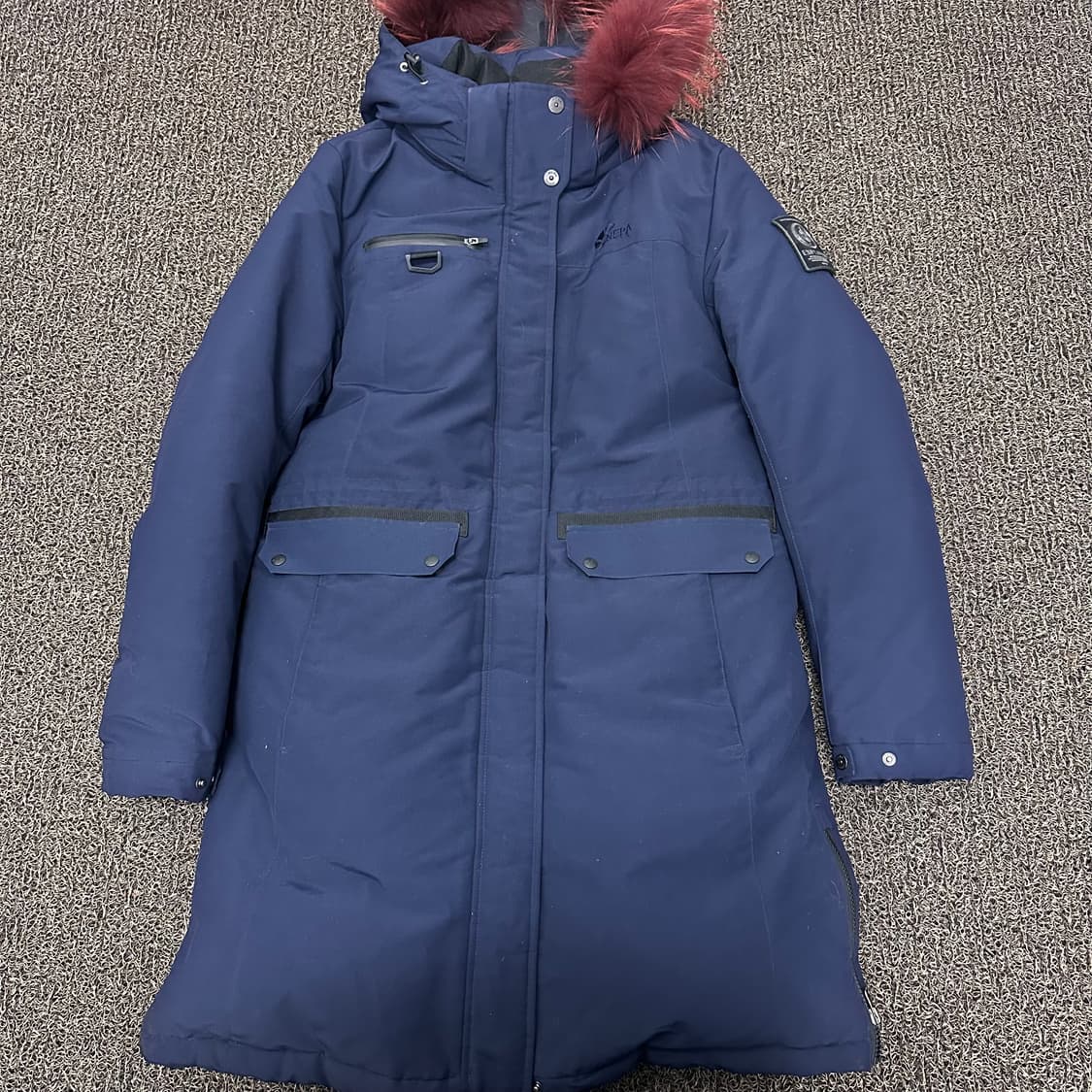 NEPA 네파 여성 구스다운 롱패딩 네이비 95사이즈 상품이미지1