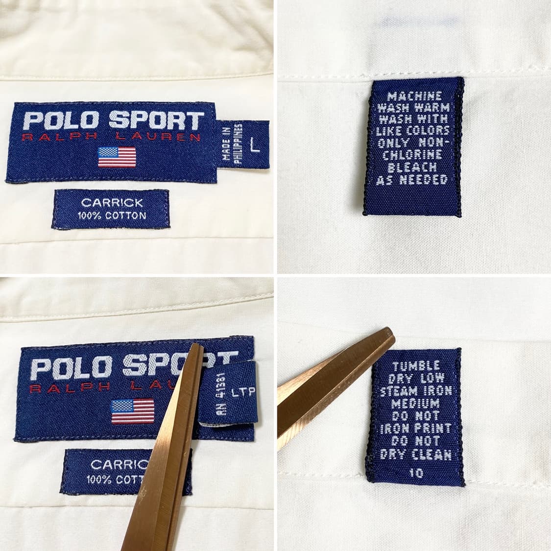 1992년 POLO SPORT AMERICANCUP USA SHIRTOG 상품이미지6