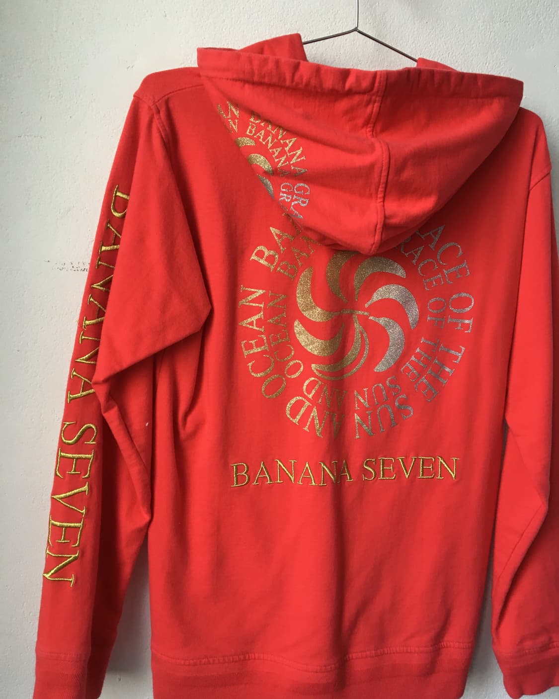 Lettering point hood zip up 상품이미지5