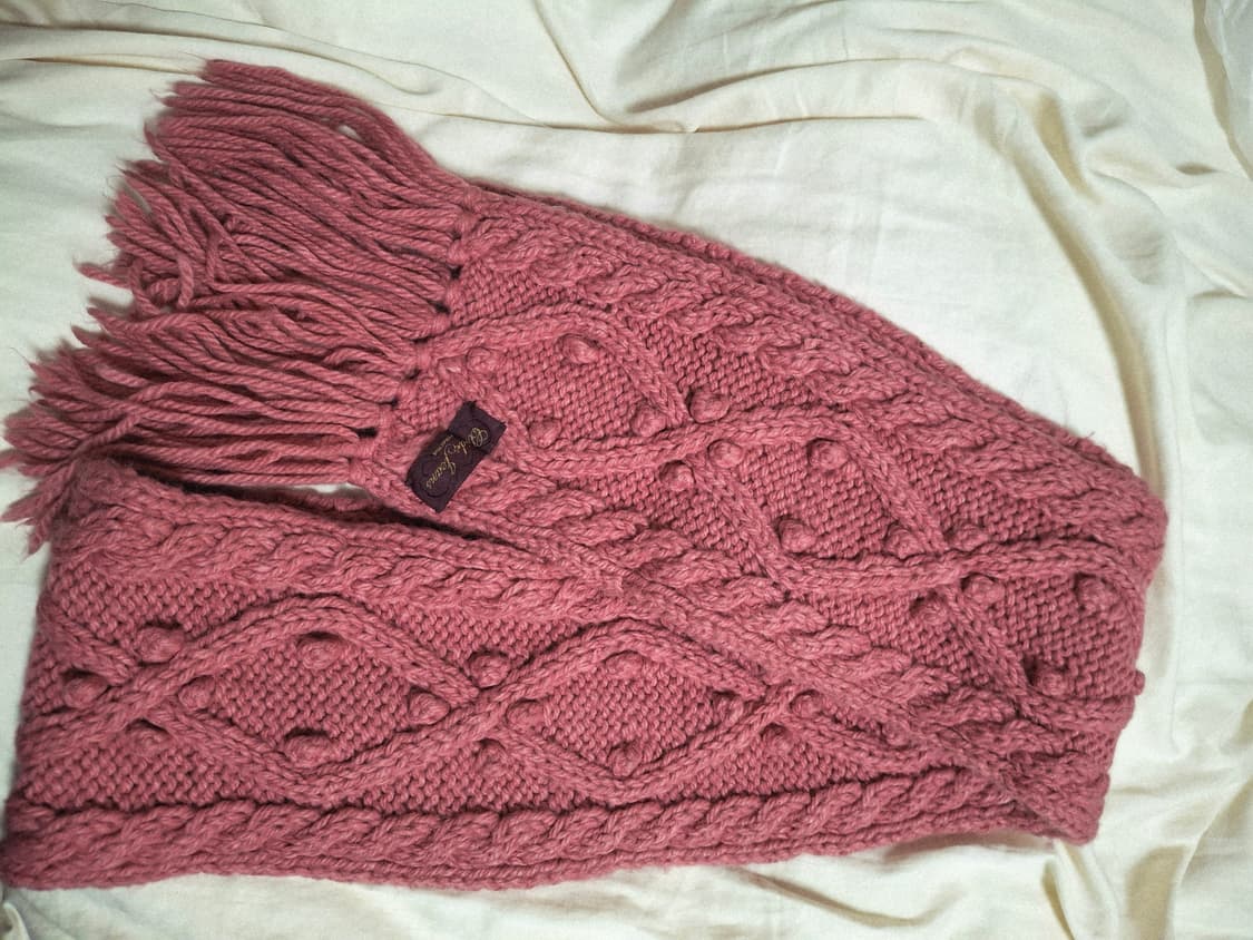 최상급  모50%  클라이드진스  털모자와 목도리 상품이미지8