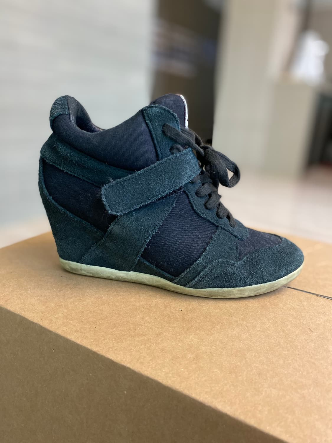 Ash 아쉬 웨지힐 스니커즈 블랙 36 상품이미지3