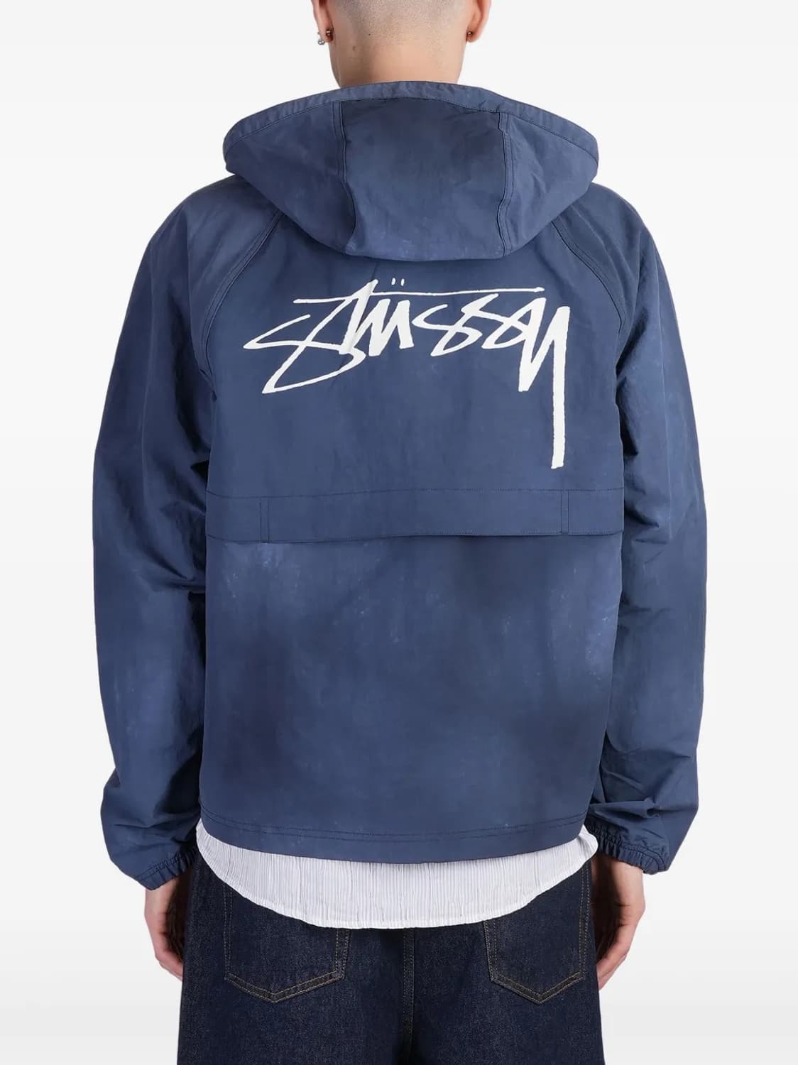 스투시 비치 쉘 자켓 네이비 XL 상품이미지1