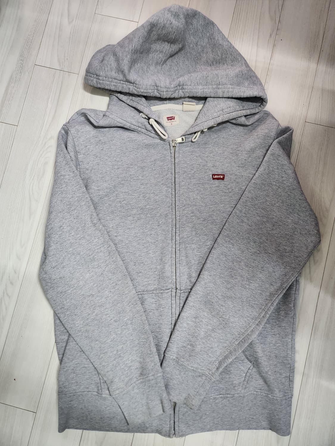 리바이스 후드집업 그레이 상품이미지1
