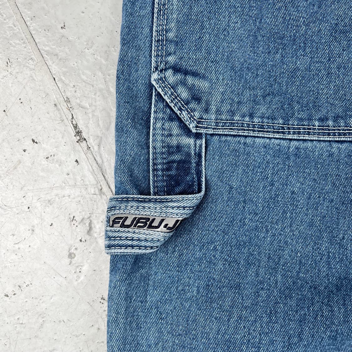 빈티지 Fubu 더 콜렉션 써클로고 배기 카펜터 데님팬츠 상품이미지8