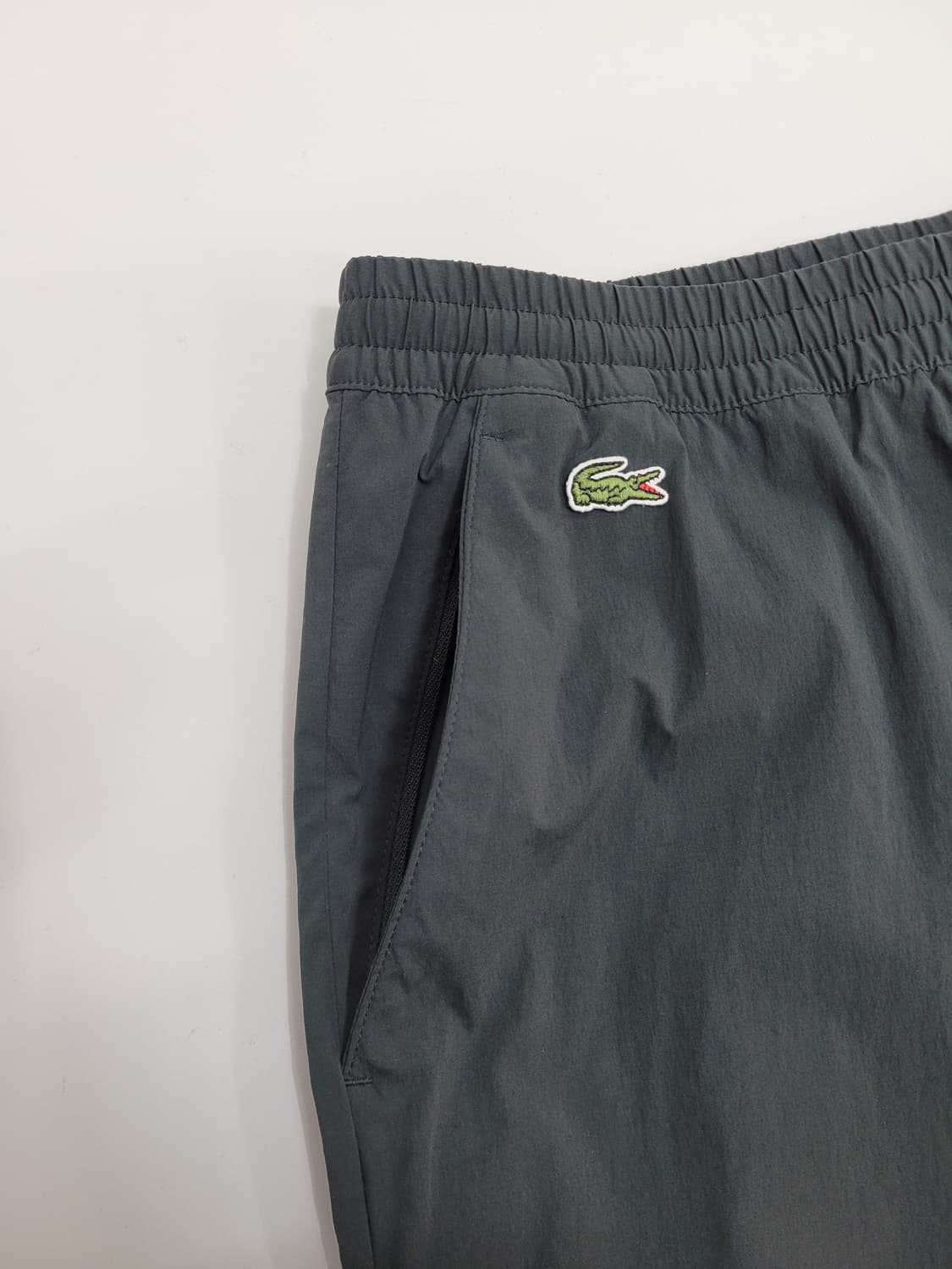 LACOSTE 24FW 라코스테 우븐 셋업 베이직 팬츠 / 남 M 카키  상품이미지6