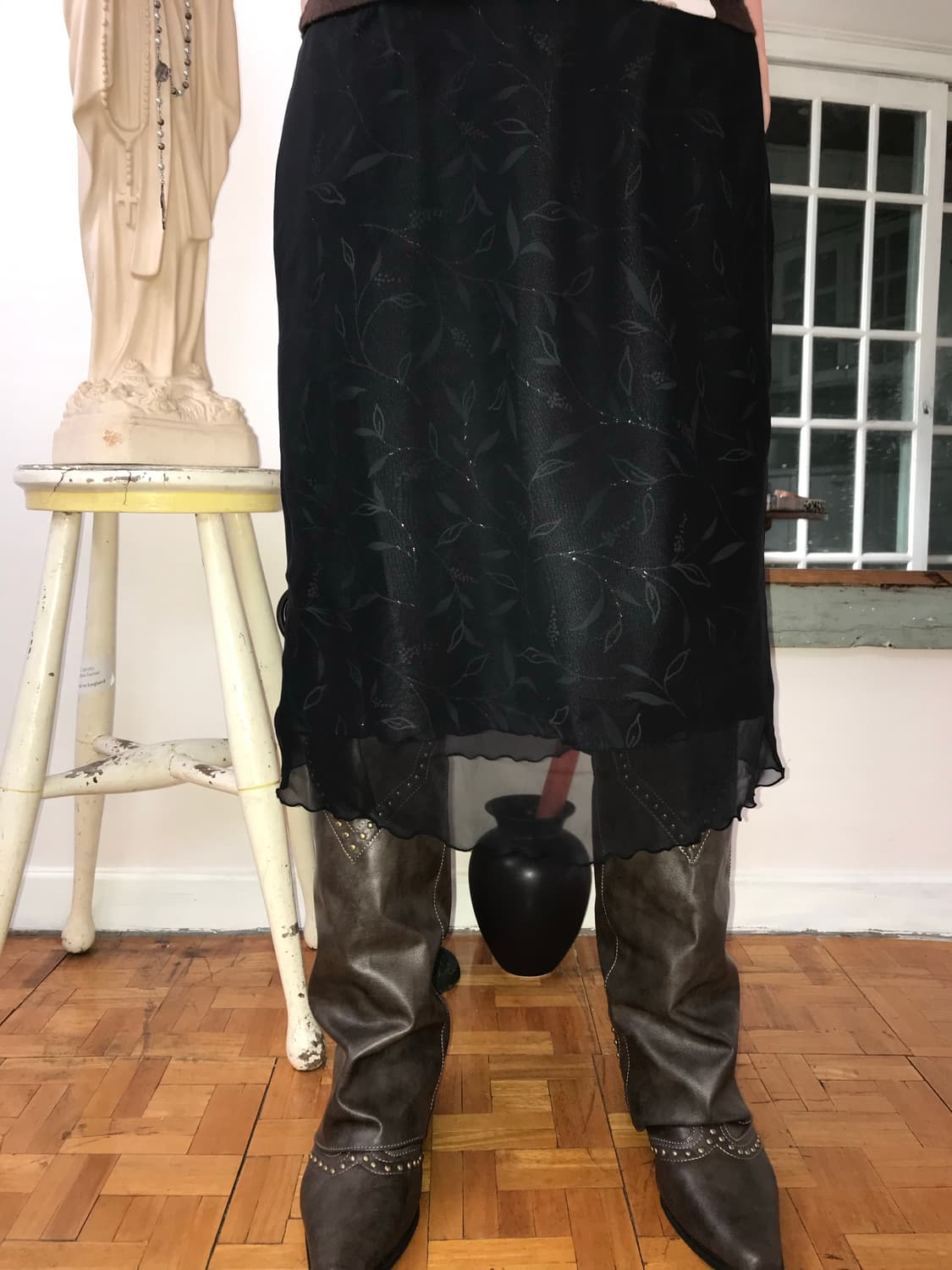  vintage pattern skirt (26inch) 상품이미지2