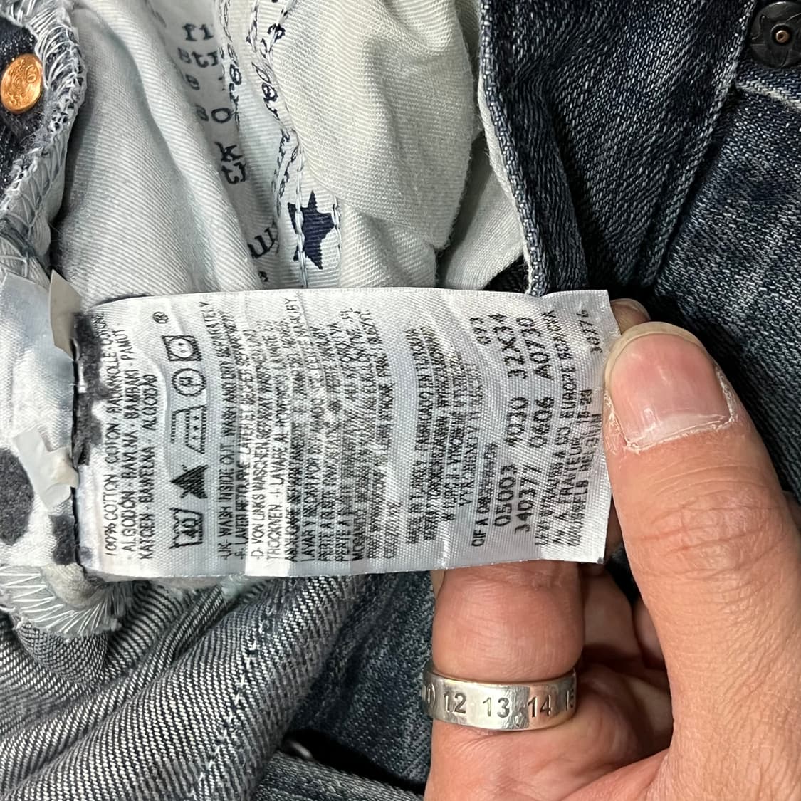  리바이스 워싱 데님 팬츠 y14574 상품이미지8