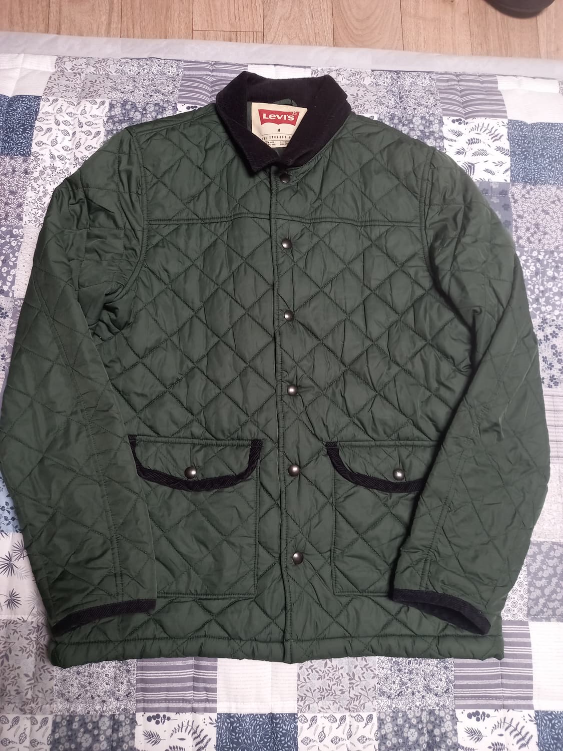 리바이스 퀼팅 경량패딩    M(실용100) 상품이미지1