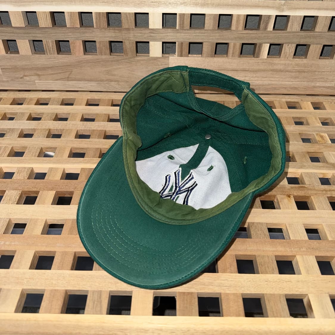 90s 뉴욕 양키스 그린 캡 상품이미지4