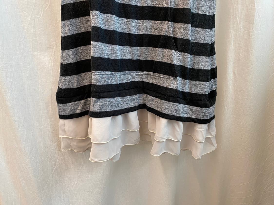 ESTACOT 스트라이프 반팔롱탑(M) 상품이미지6