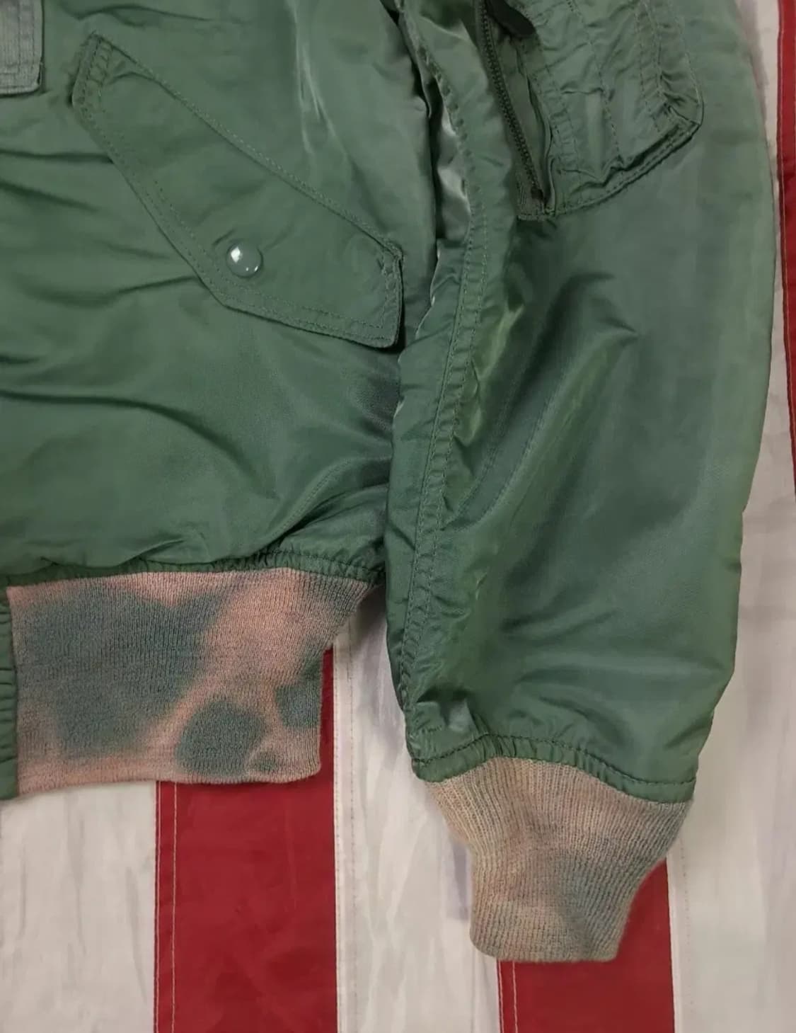 오리지날 알파사 미공군 L-2B 빈티지 항공점퍼 상품이미지7