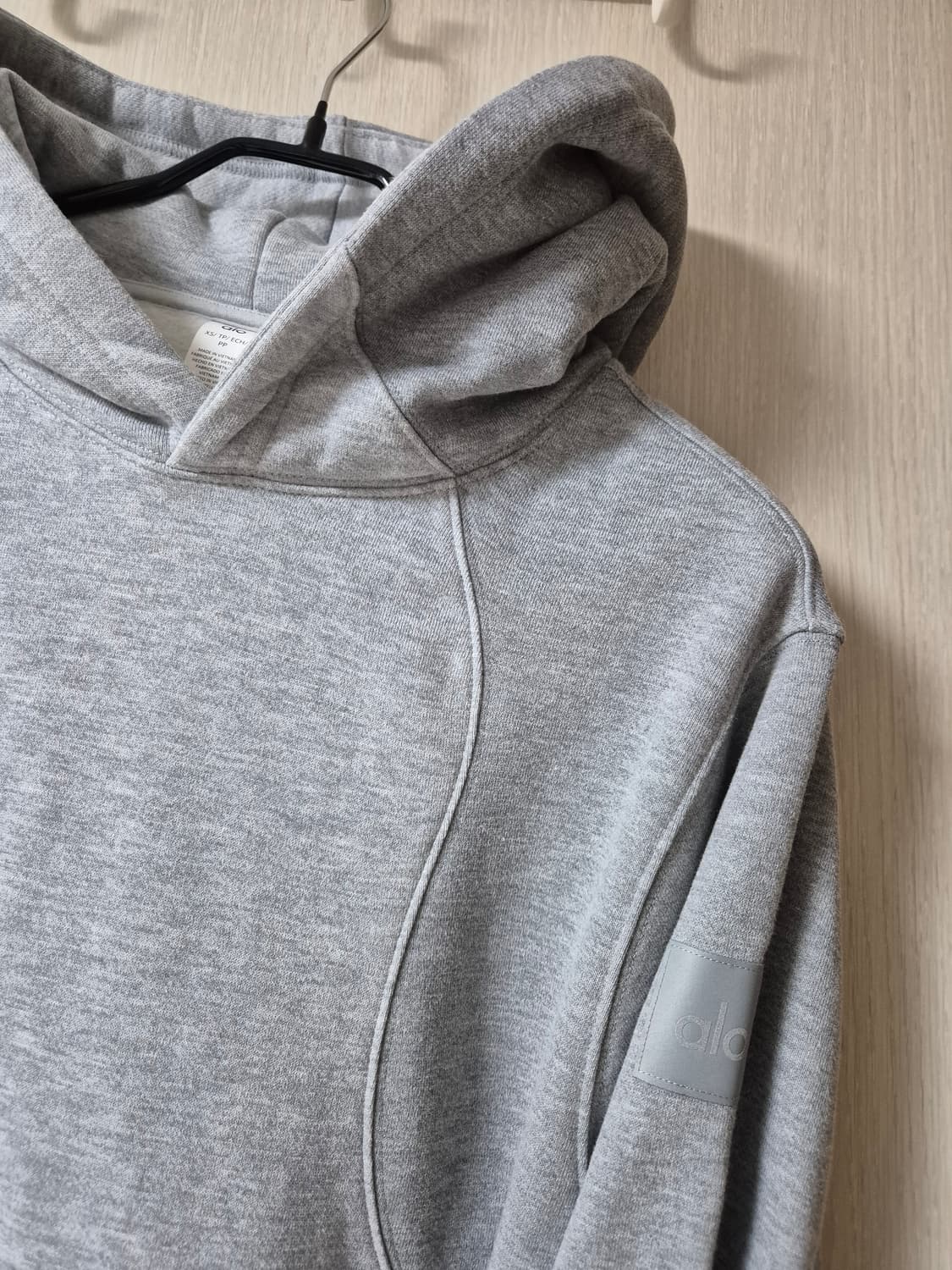 알로 요가 웨이브 후드티 헤더 그레이 xs 애슬레틱 상품이미지5