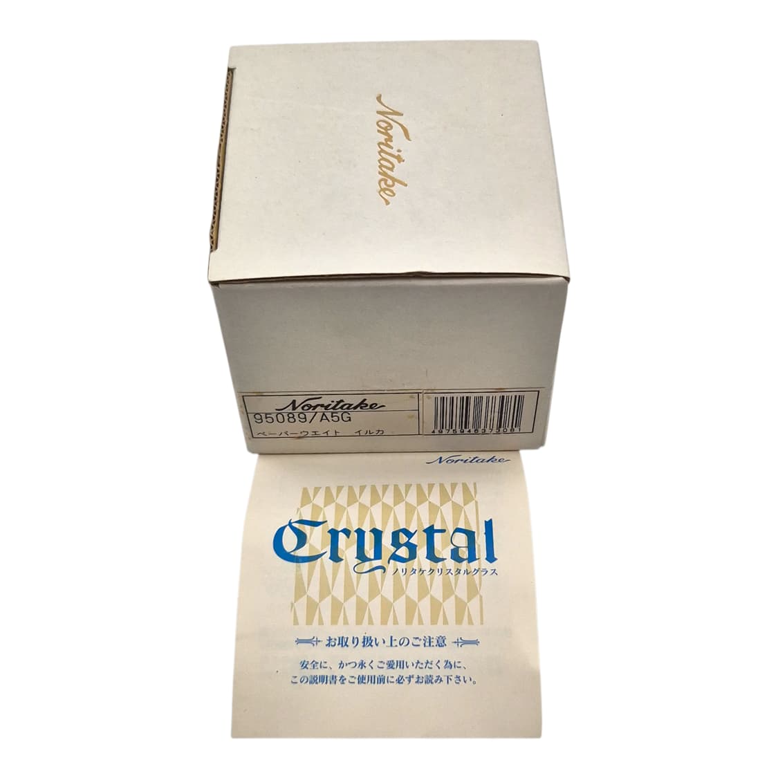 80s 노리다케 크리스탈 돌고래 아쿠아 문진 상품이미지2