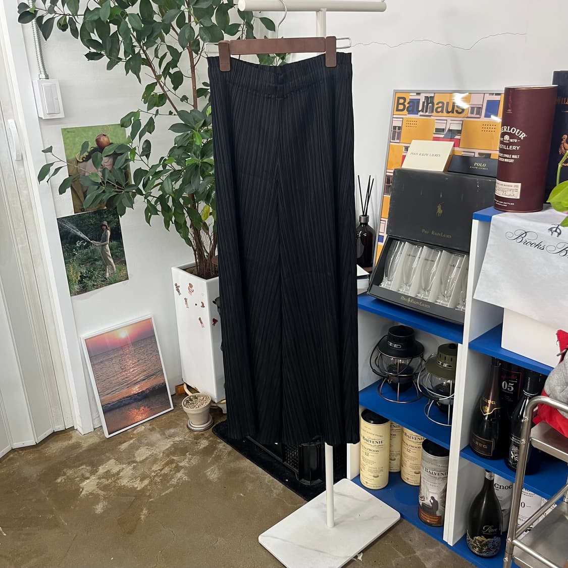 이세이미야케 와이드 플리츠 팬츠 F 상품이미지1