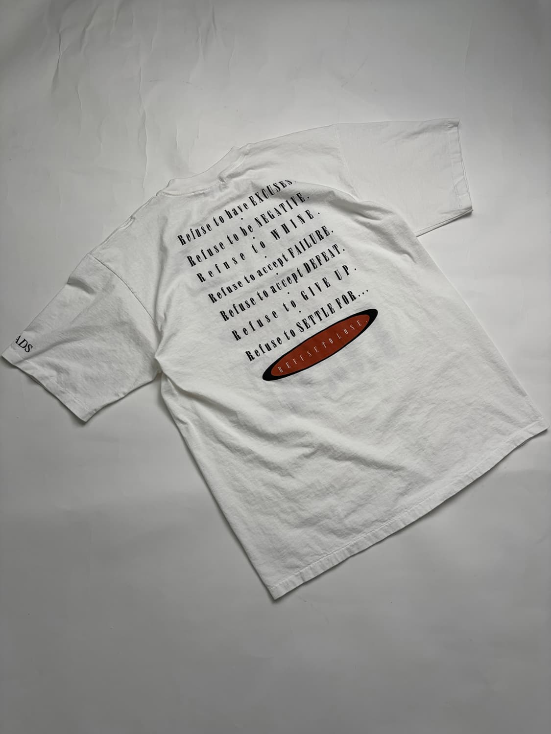 90s Refuse To Lose Tee (white) 상품이미지2