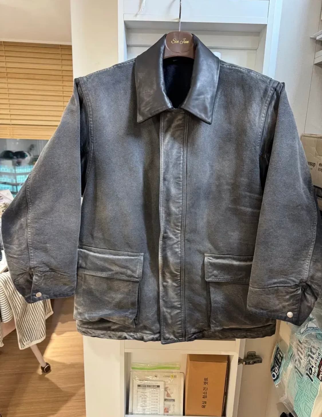 오라리 25FW 덕 블루종 4사이즈 상품이미지2