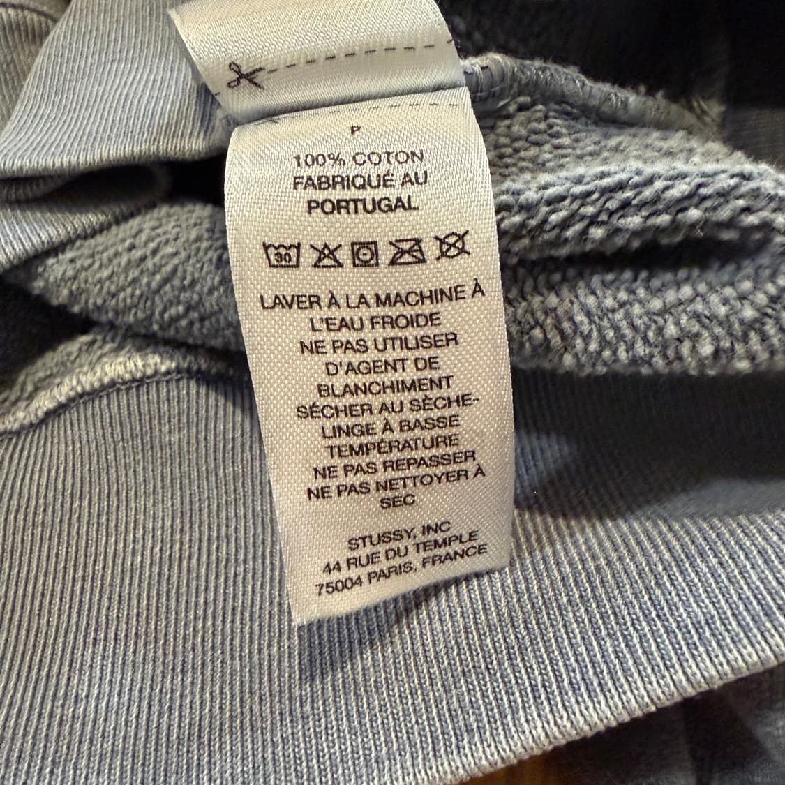 Stussy 8볼 후드 피그먼트 다이드 네이비 상품이미지7