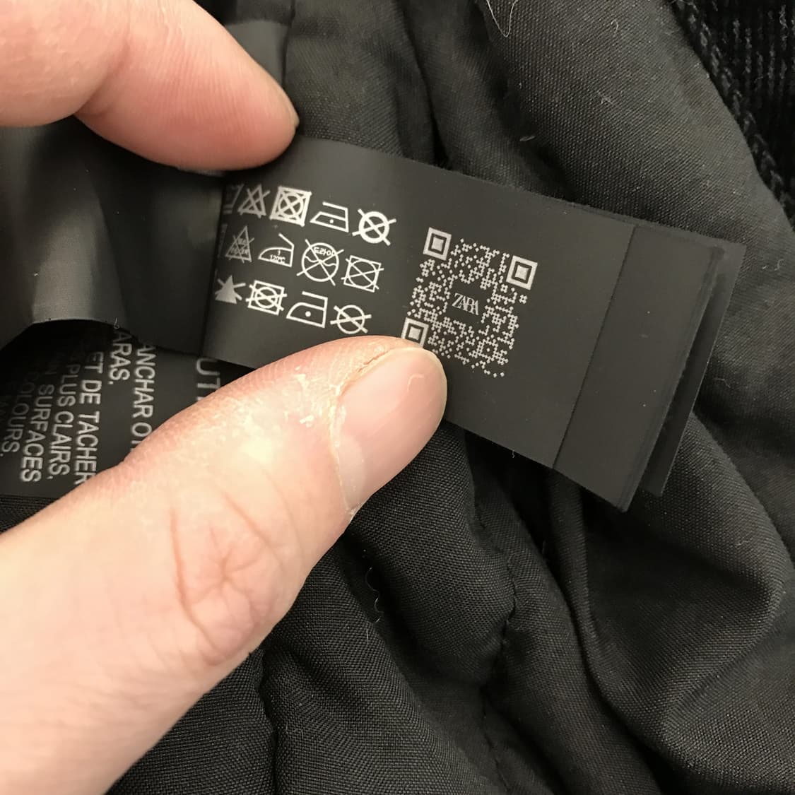 자라 신형 릴렉스핏 벨루어 크롭 워크자켓 [L] 상품이미지7