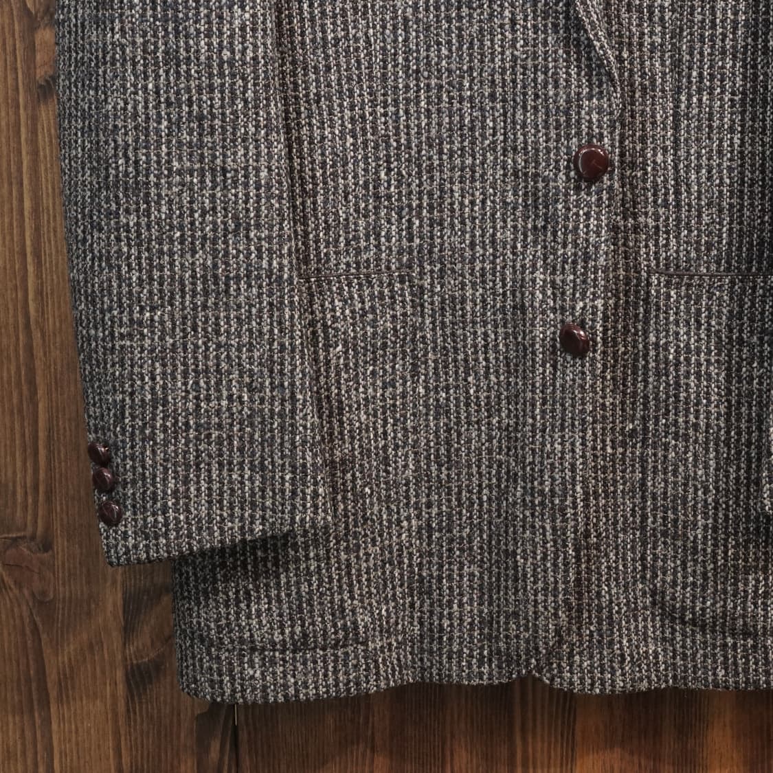 1990s 피에르가르뎅 윈드밀 네덜란드 트위드 자켓 상품이미지3