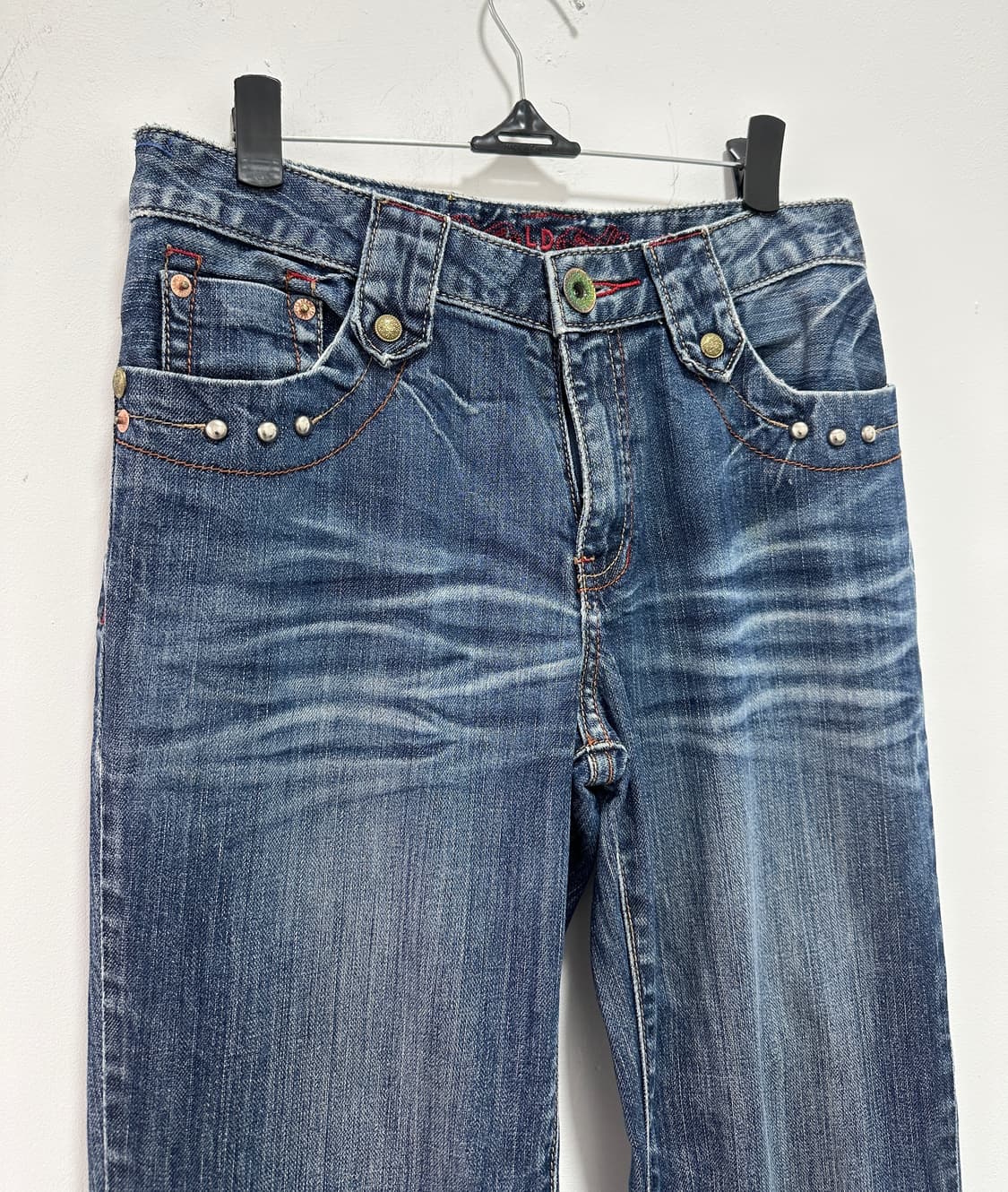 Stud detail flare denim pants 상품이미지6