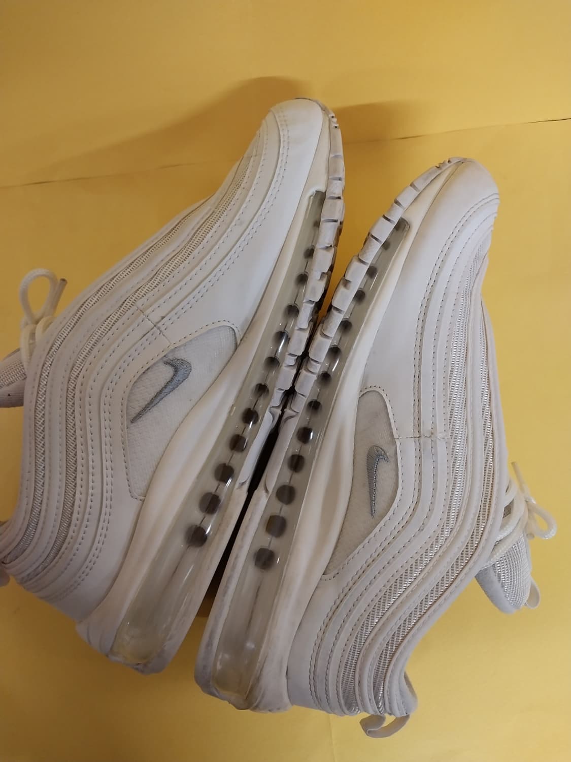 남성 나이키 에어맥스 97 화이트 운동화 (260) 상품이미지7