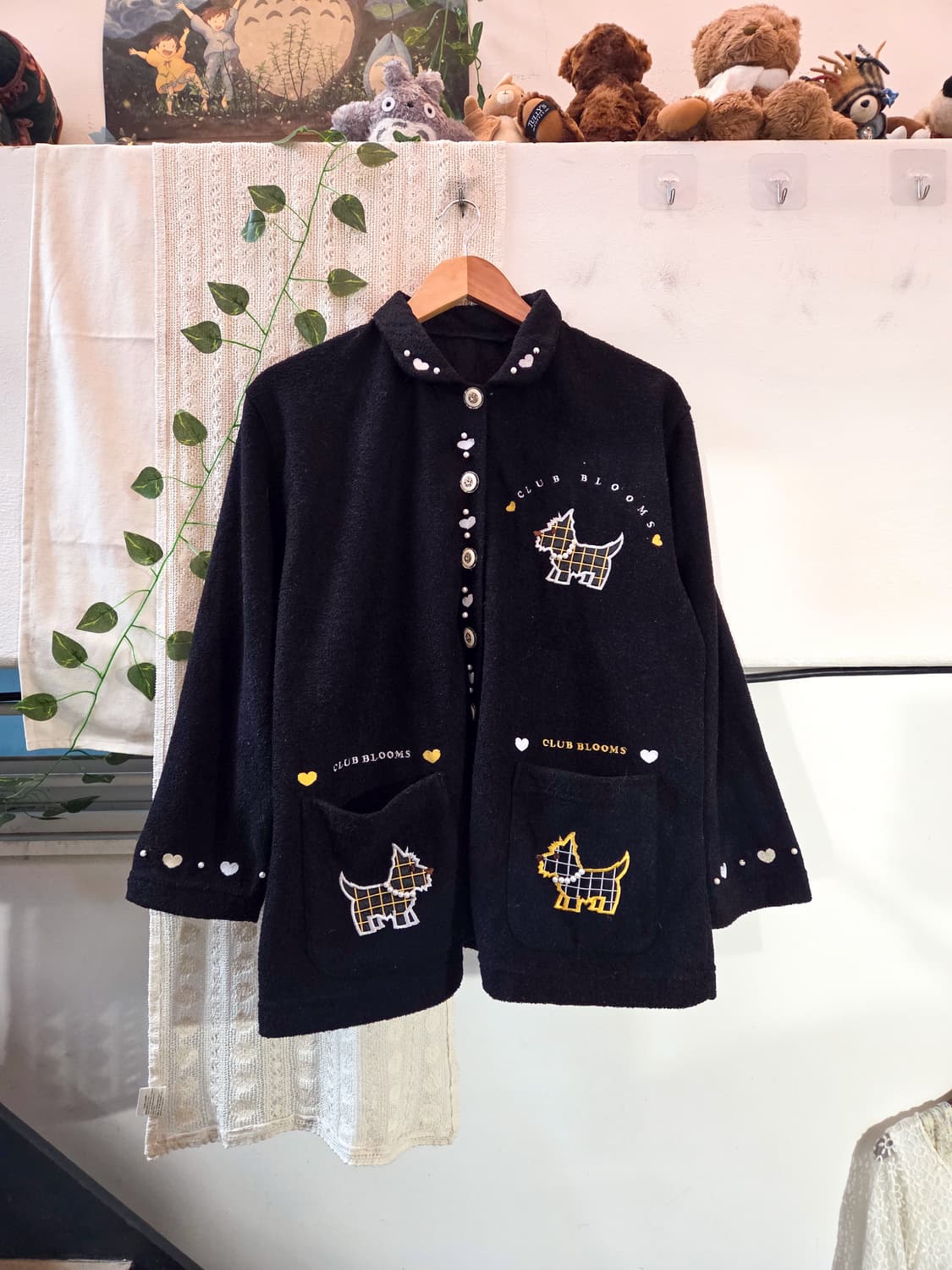 강아지 가득 가디건 상품이미지1