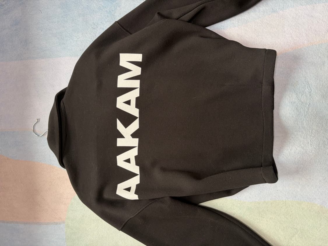 aakam 아캄 프린티드 크롭 자켓 블랙 상품이미지5