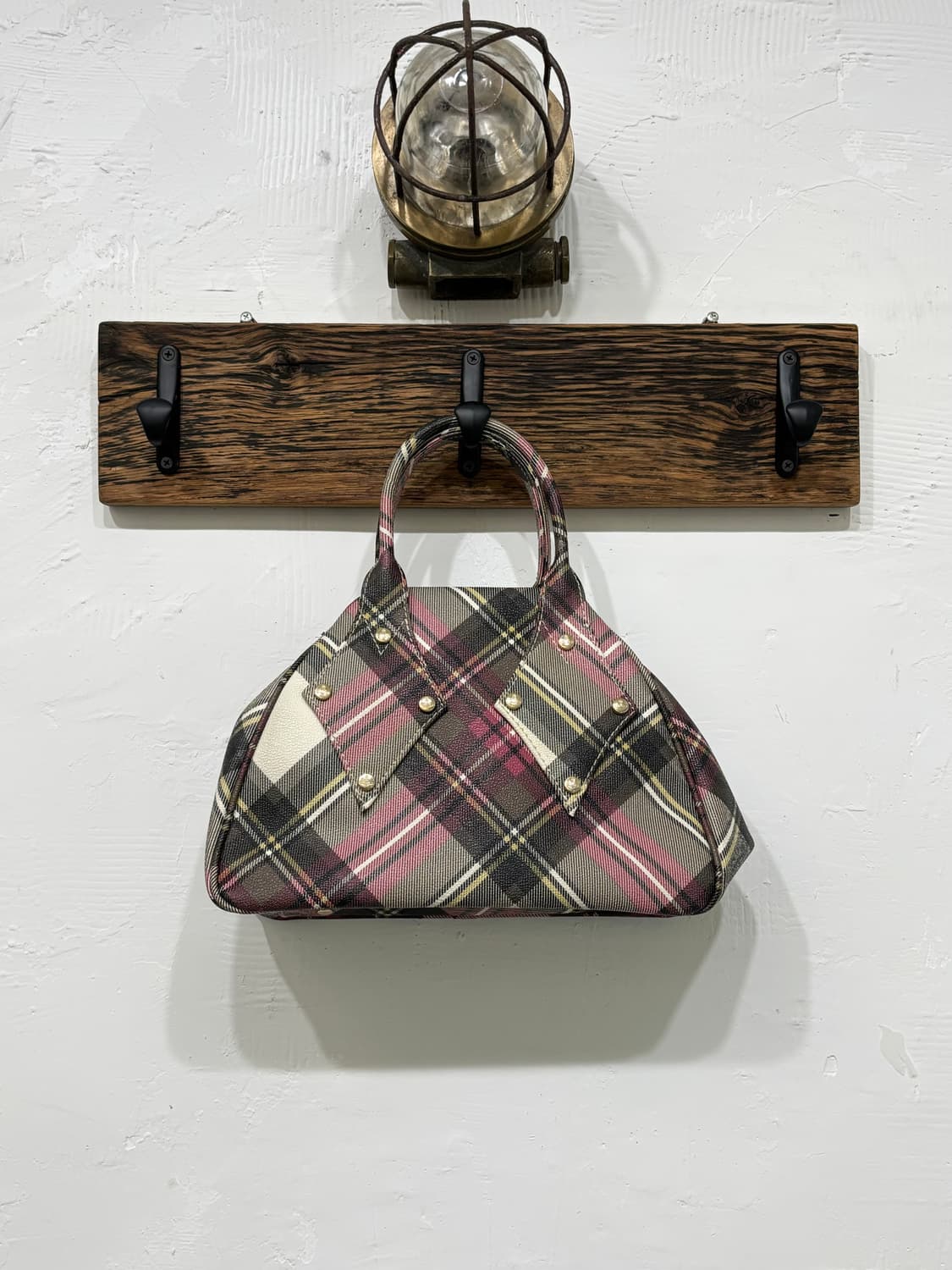 Vivienne Westwood 비비안웨스트우드 체크 토트백 상품이미지3