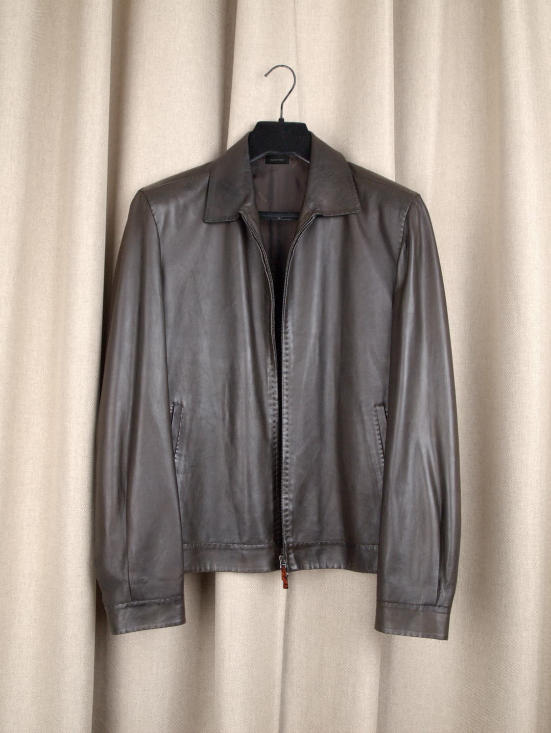 2013 SS Lamb Leather Zip-up Jacket 상품이미지2